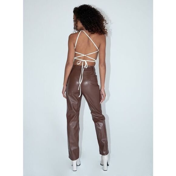 ✨Princess Polly LOVE LIES SZ 4 PANTS BROWN✨ - Picture 4 of 12